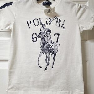 NWT Polo Ralph Lauren Large Navy Pony Classic Shirt Boys, Size 4/4T
